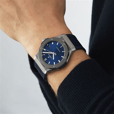 hublot classic blue titanium price|Classic Fusion Blue Titanium Bracelet 3.